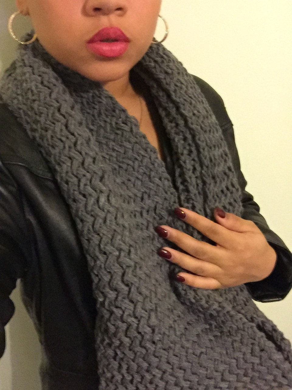 Oversized Infinity Scarf Set