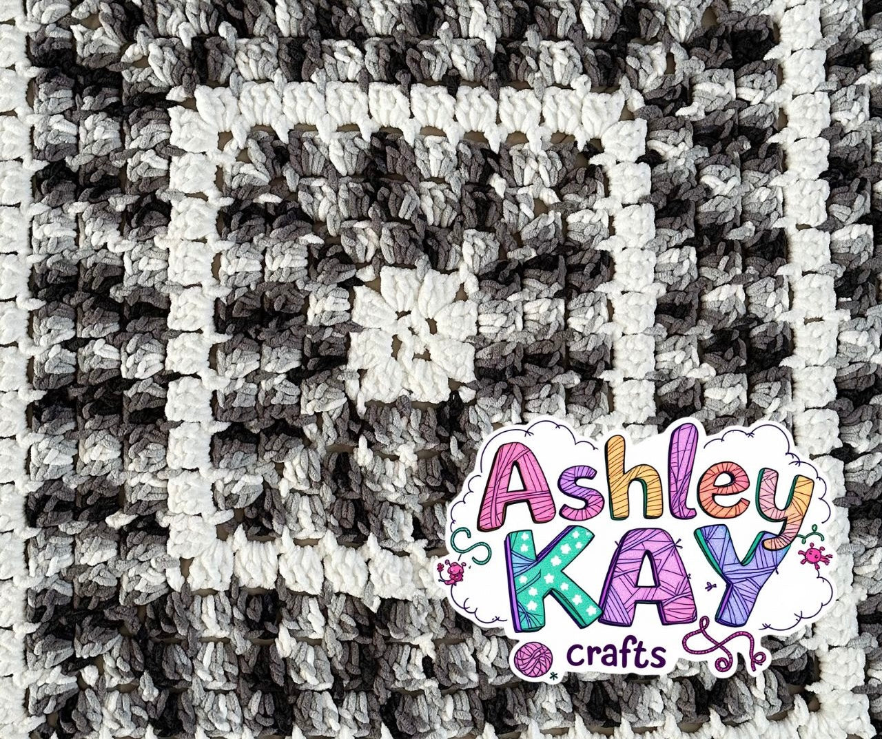 Gray Storm Baby Blanket