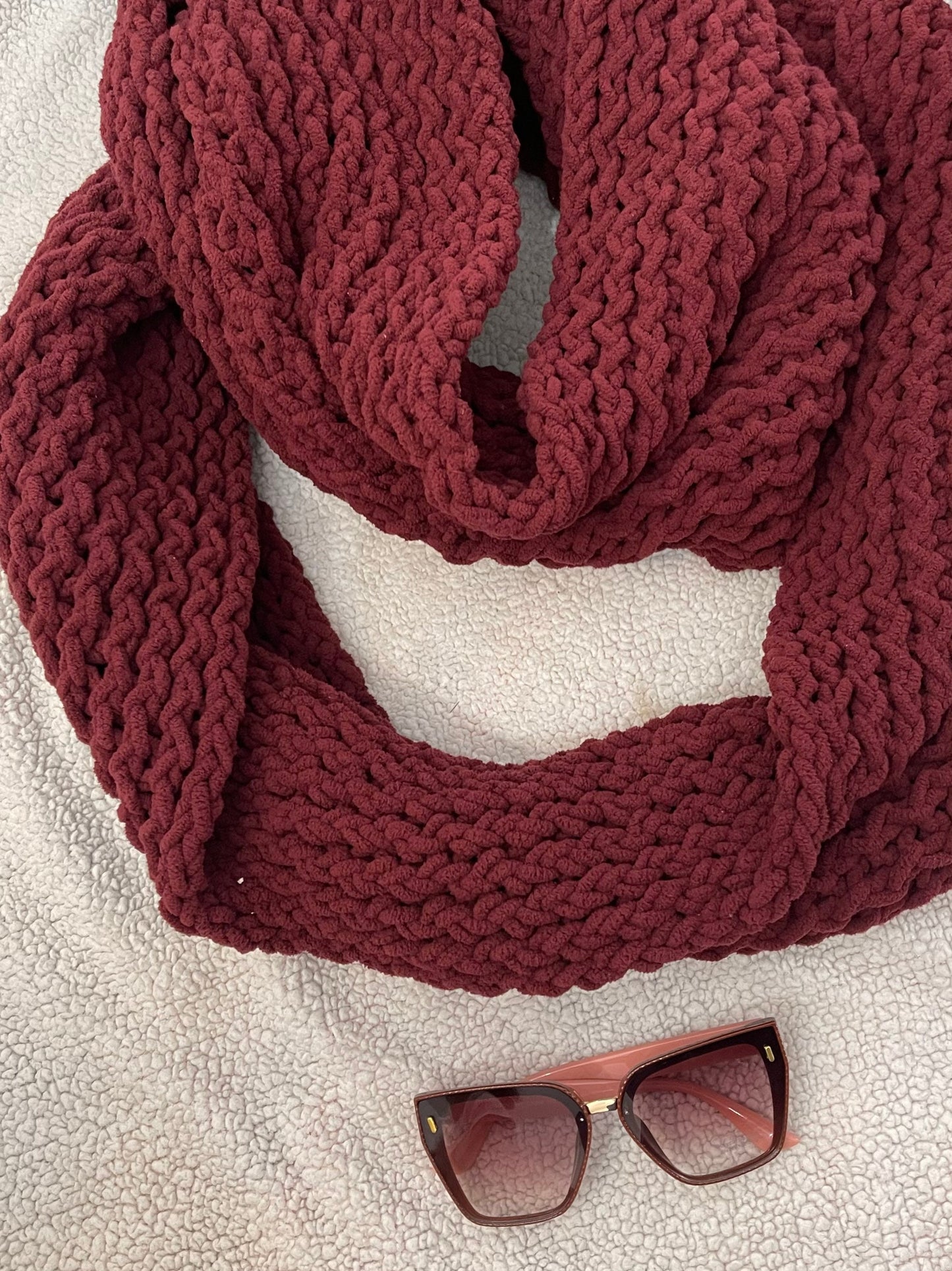 Oversized Infinity Scarf Set