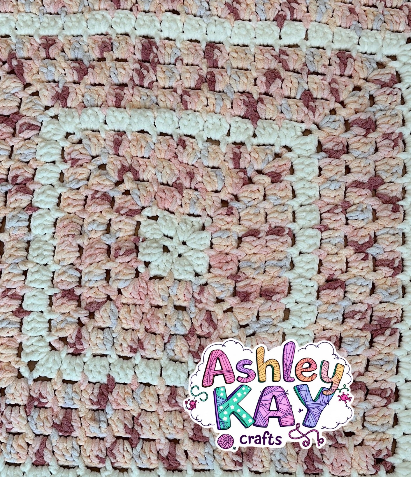 Raspberry Baby Blanket