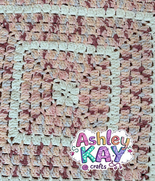 Raspberry Baby Blanket