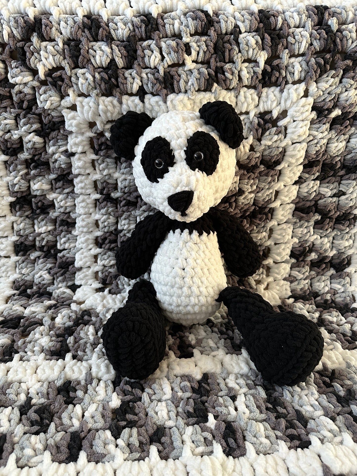 Gray Storm Baby Blanket